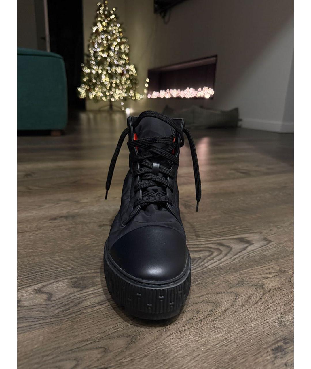 HERMES Черные ботинки, фото 5