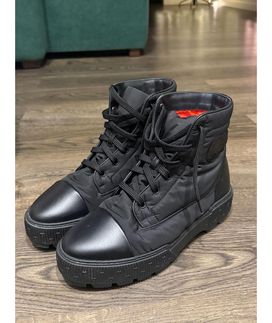 HERMES Черные ботинки, фото 2