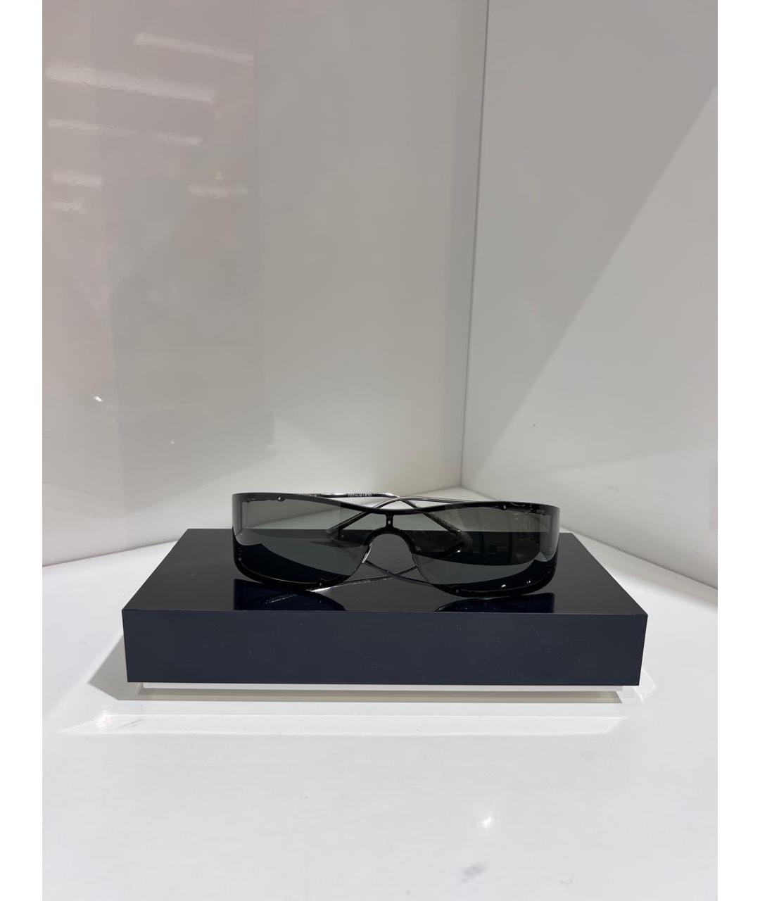 SAINT LAURENT Черные пластиковые солнцезащитные очки, фото 2