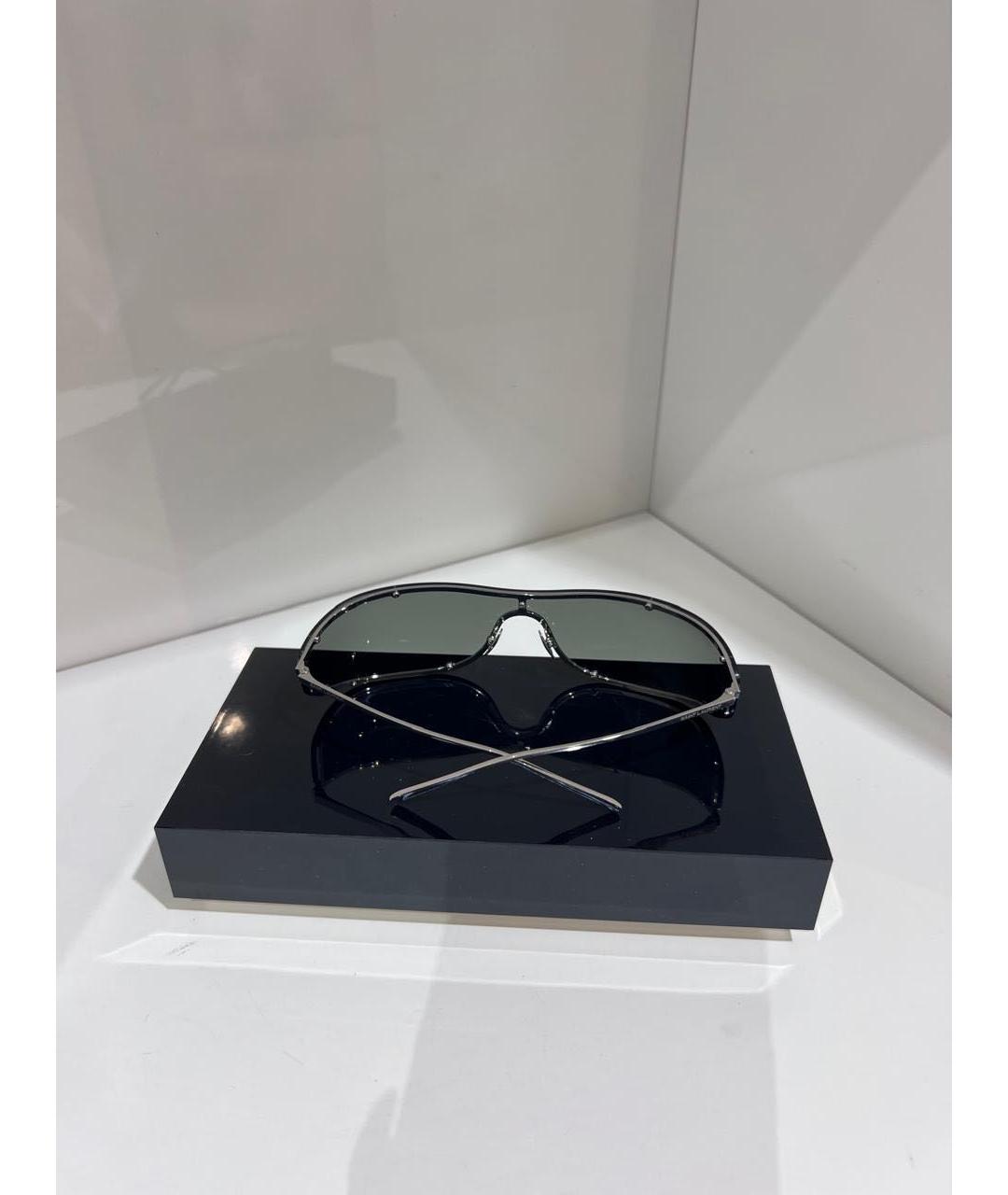 SAINT LAURENT Черные пластиковые солнцезащитные очки, фото 3