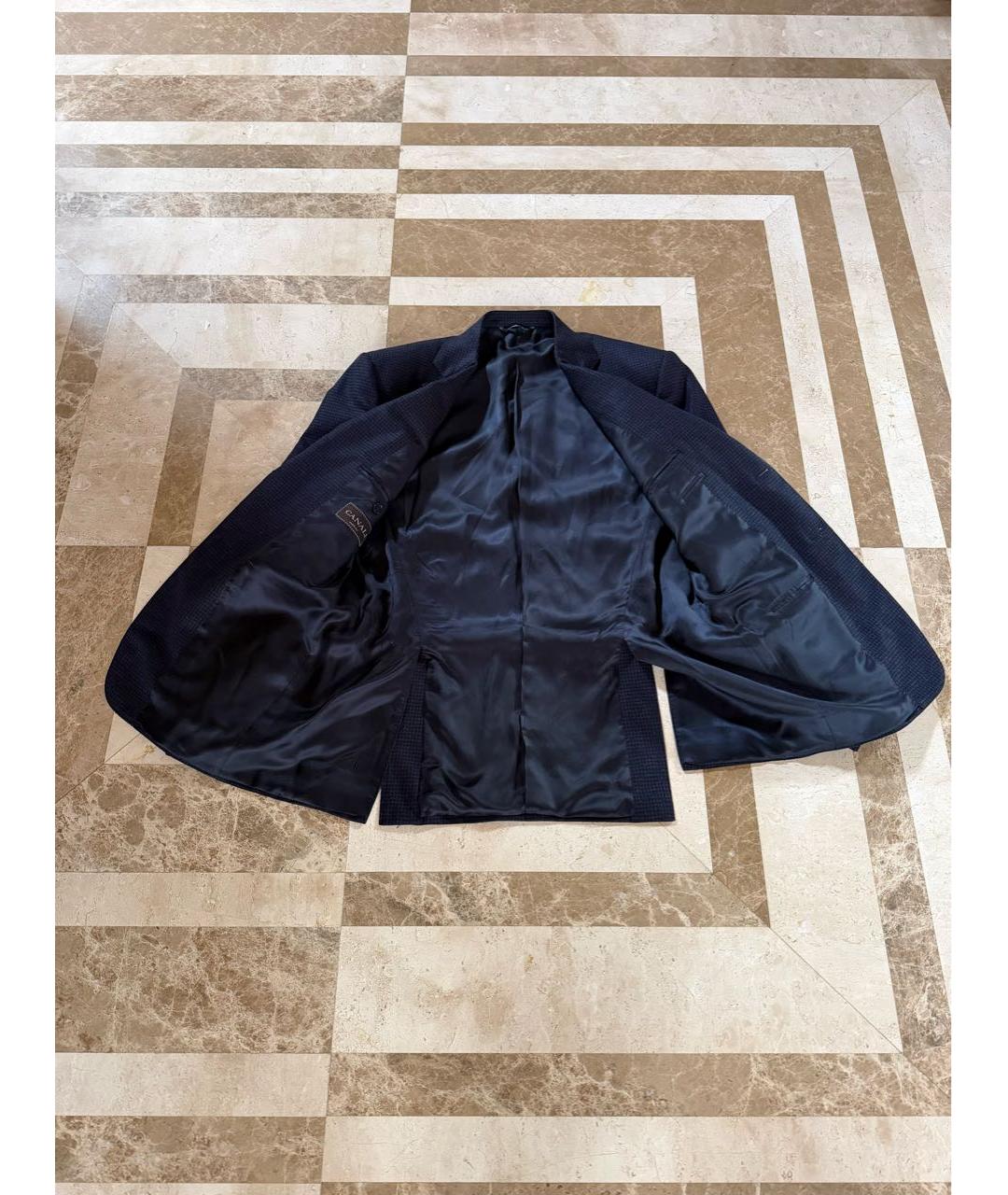 CANALI Темно-синий пиджак, фото 3