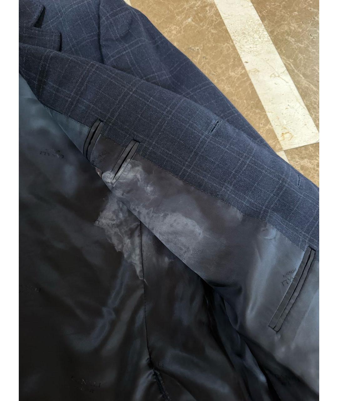 CANALI Темно-синий пиджак, фото 3