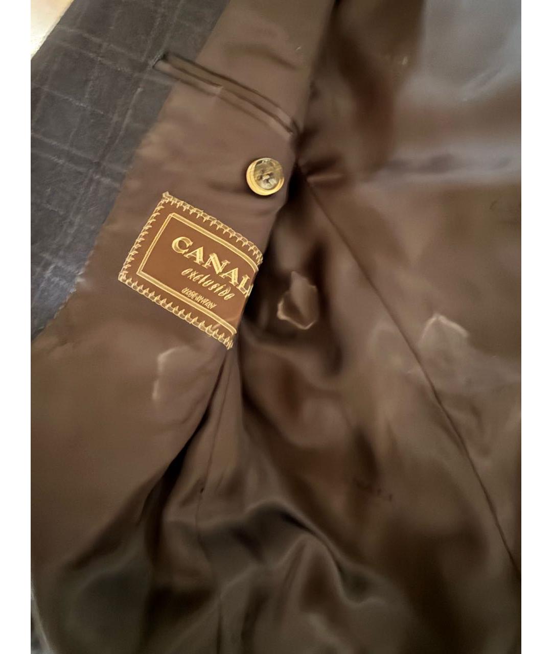 CANALI Темно-синий пиджак, фото 4