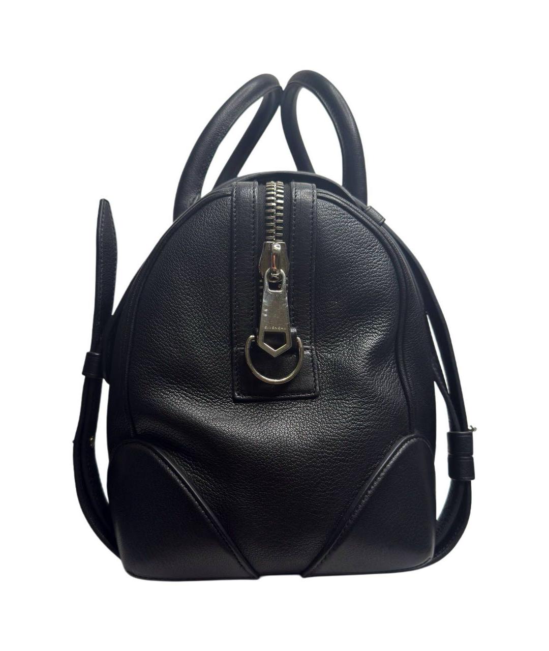 GIVENCHY Черная кожаная сумка с короткими ручками, фото 7