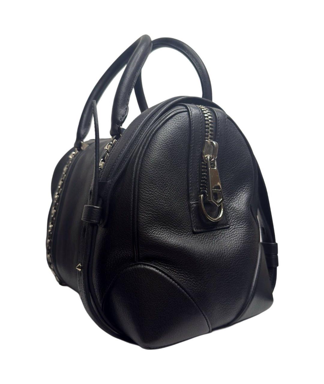 GIVENCHY Черная кожаная сумка с короткими ручками, фото 6