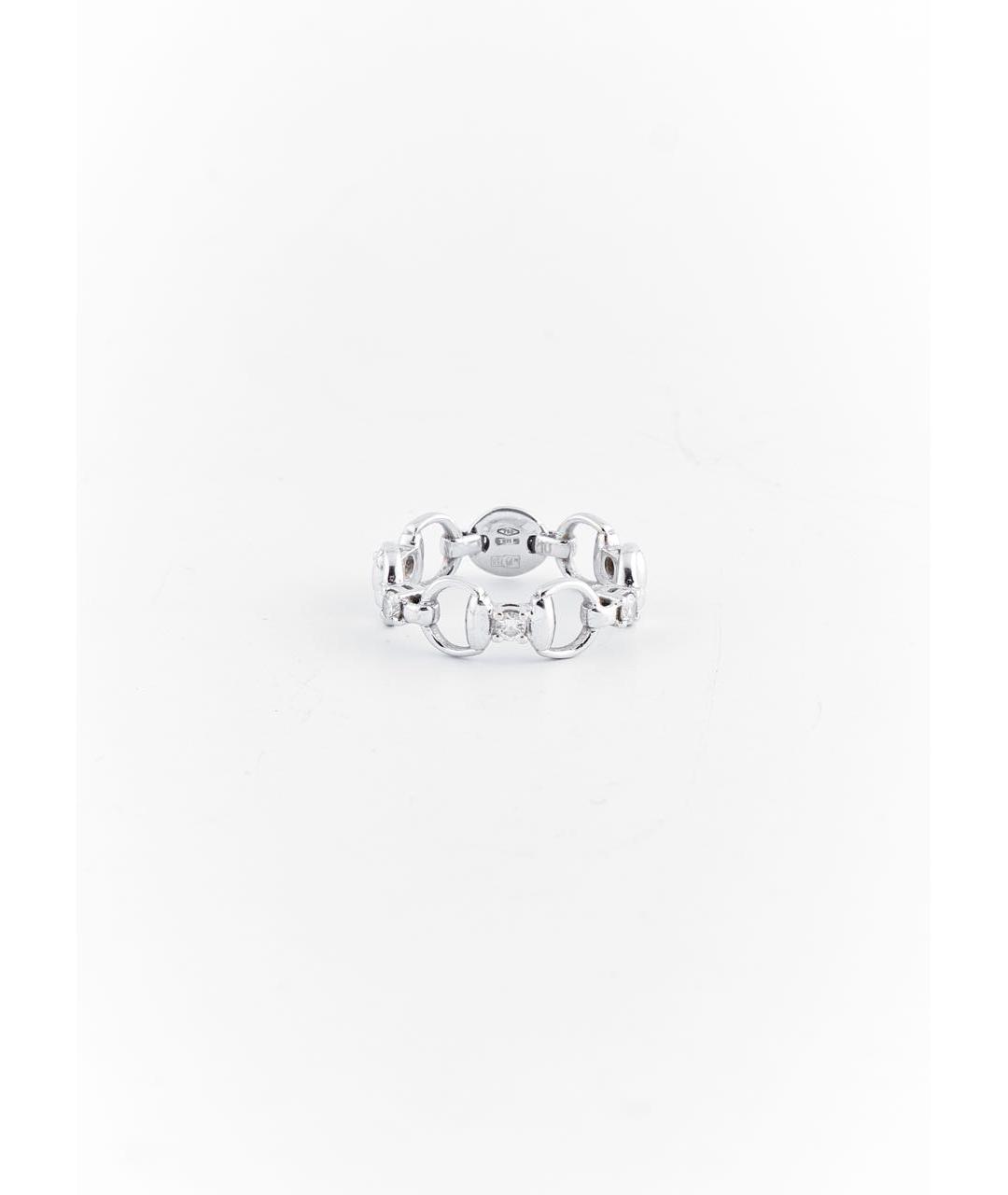 GUCCI Серебряное кольцо из белого золота, фото 3