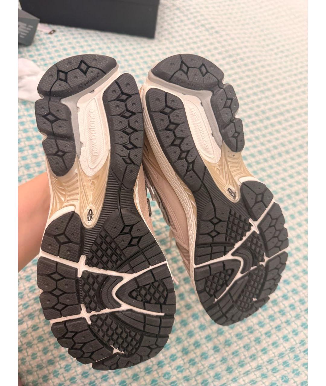 NEW BALANCE Бежевые текстильные кроссовки, фото 6