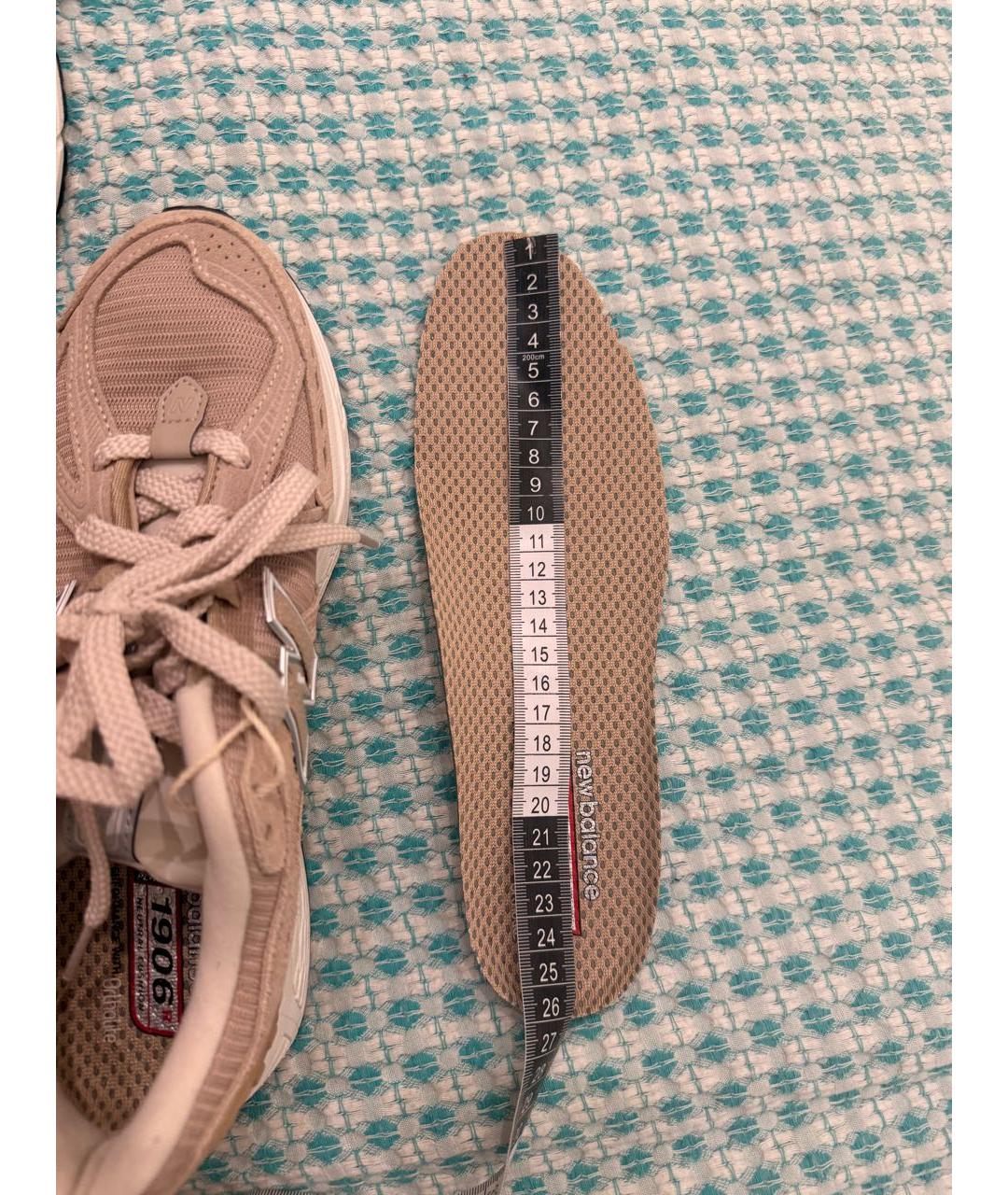 NEW BALANCE Бежевые текстильные кроссовки, фото 7