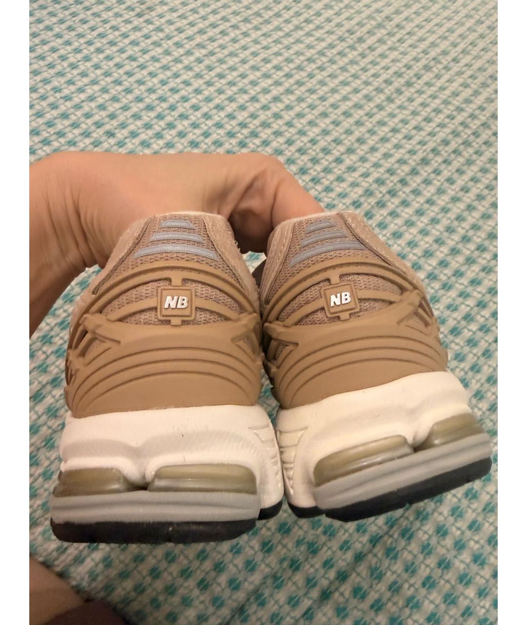 NEW BALANCE Бежевые текстильные кроссовки, фото 5