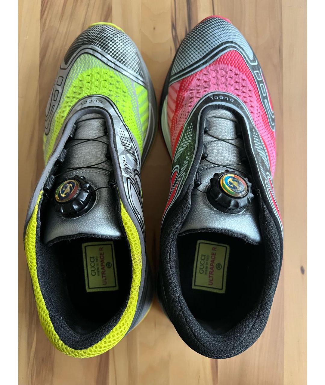 GUCCI Мульти текстильные кроссовки, фото 3