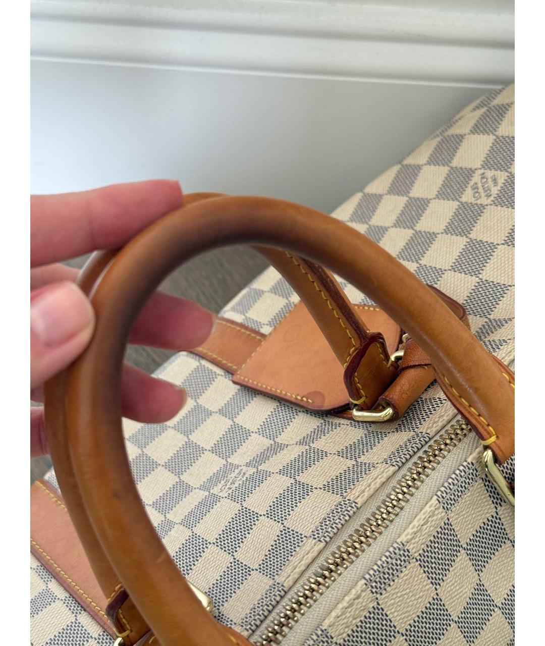 LOUIS VUITTON Бежевая дорожная/спортивная сумка, фото 6