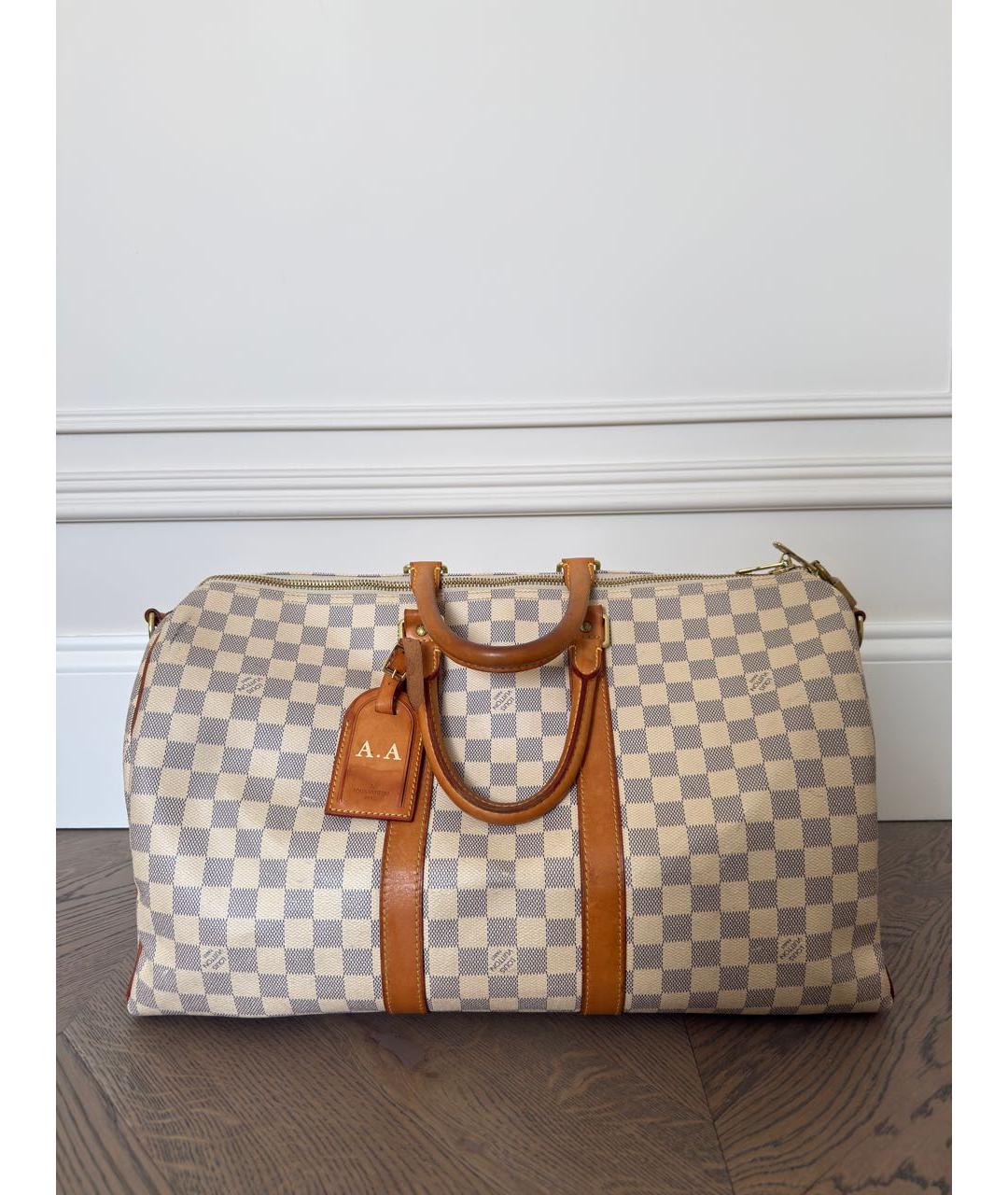 LOUIS VUITTON Бежевая дорожная/спортивная сумка, фото 2