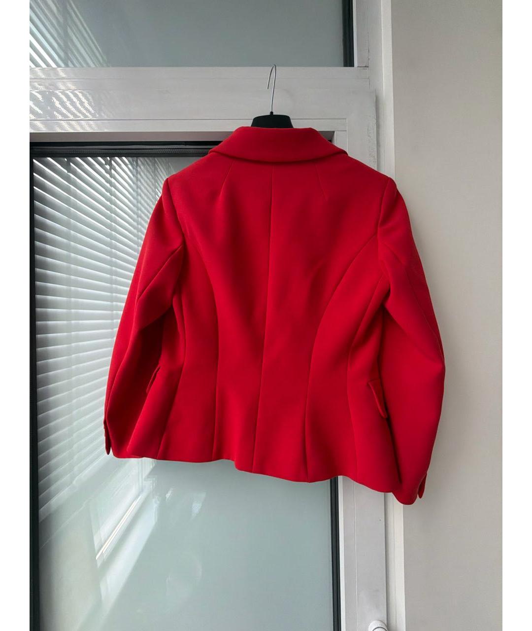 WEEKEND MAX MARA Красный полиэстеровый жакет/пиджак, фото 2