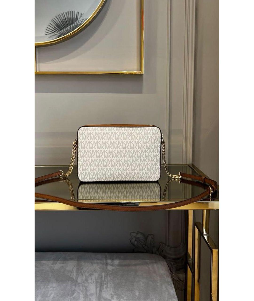 MICHAEL KORS Бежевая сумка через плечо, фото 2