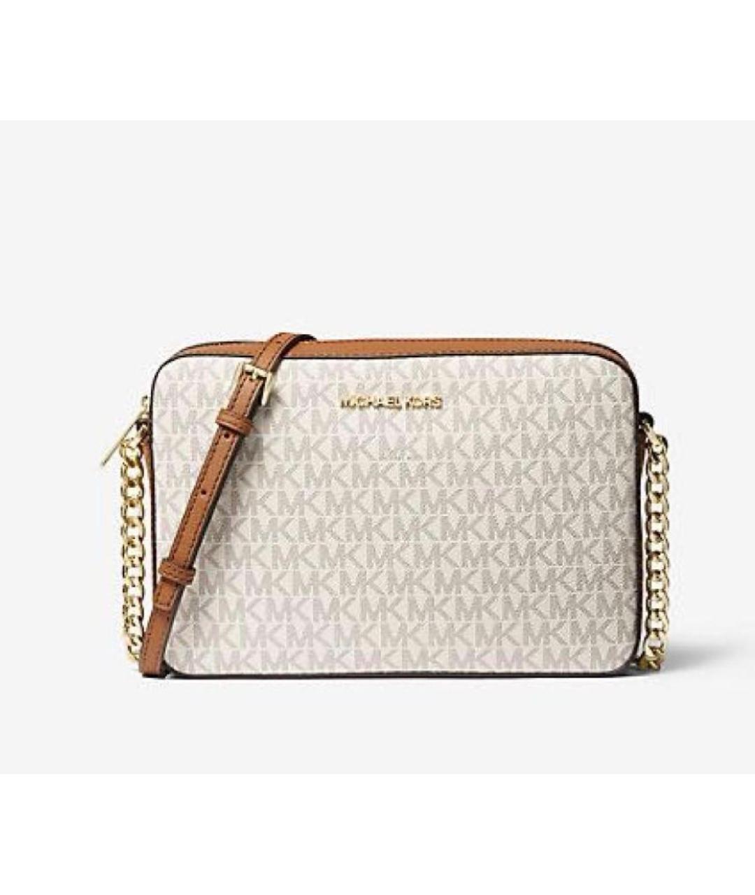 MICHAEL KORS Бежевая сумка через плечо, фото 7