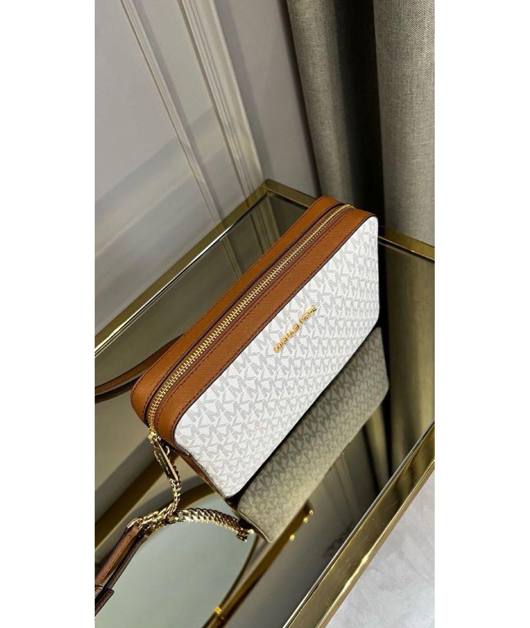 MICHAEL KORS Бежевая сумка через плечо, фото 3