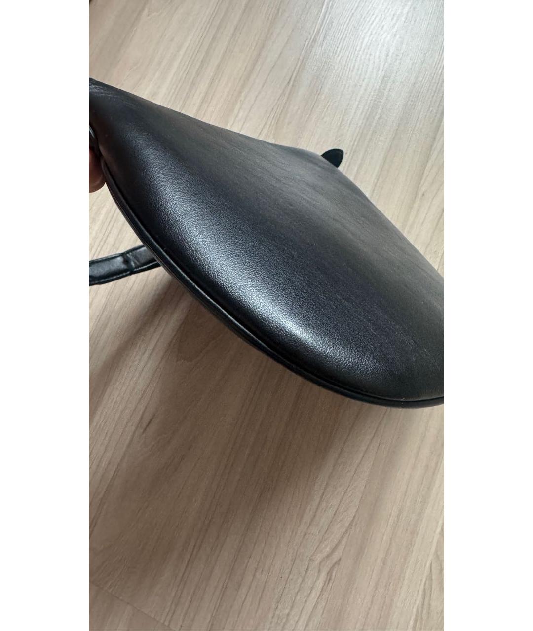 FENDI Черная кожаная сумка через плечо, фото 6