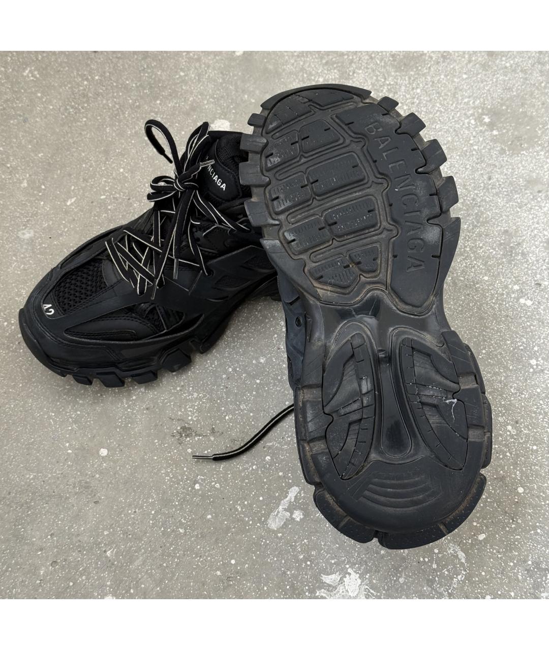 BALENCIAGA Черные низкие кроссовки / кеды, фото 6