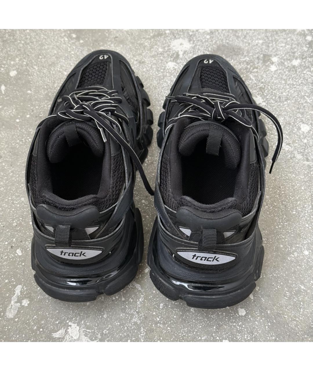 BALENCIAGA Черные низкие кроссовки / кеды, фото 5