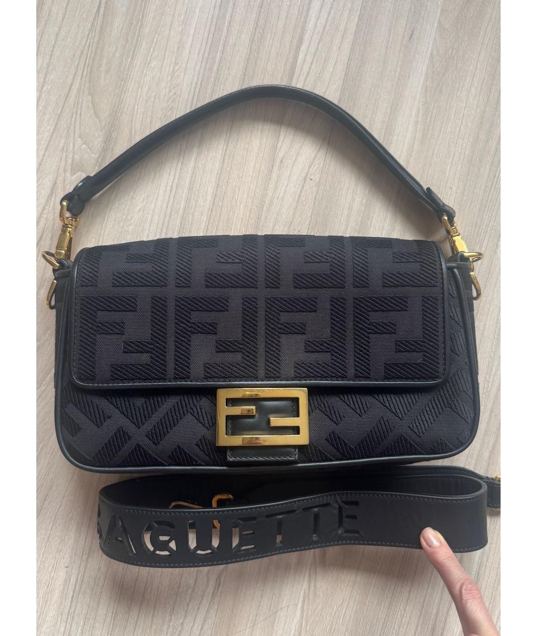 FENDI Черная сумка через плечо, фото 9