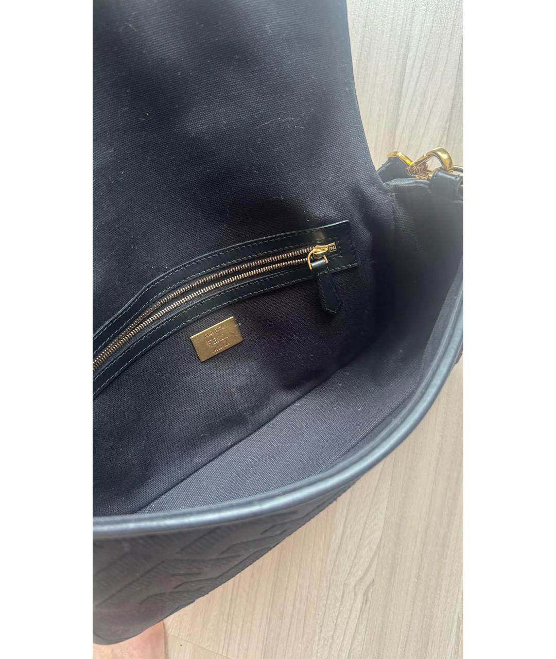 FENDI Черная сумка через плечо, фото 7