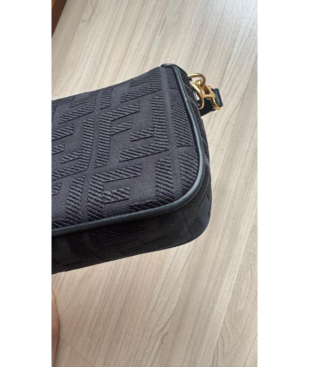 FENDI Черная сумка через плечо, фото 5