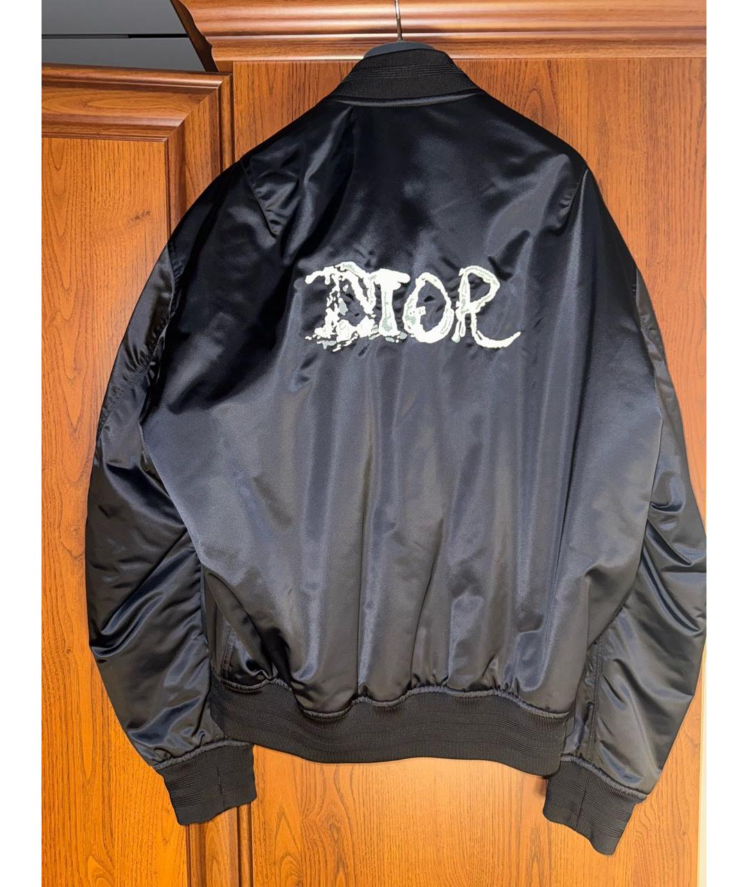 CHRISTIAN DIOR Черная полиамидовая куртка, фото 2