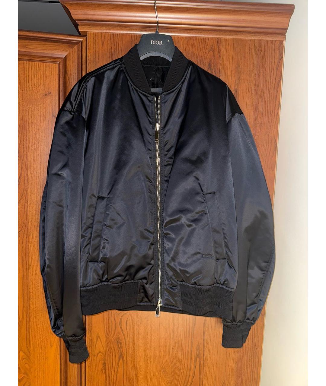 CHRISTIAN DIOR Черная полиамидовая куртка, фото 5