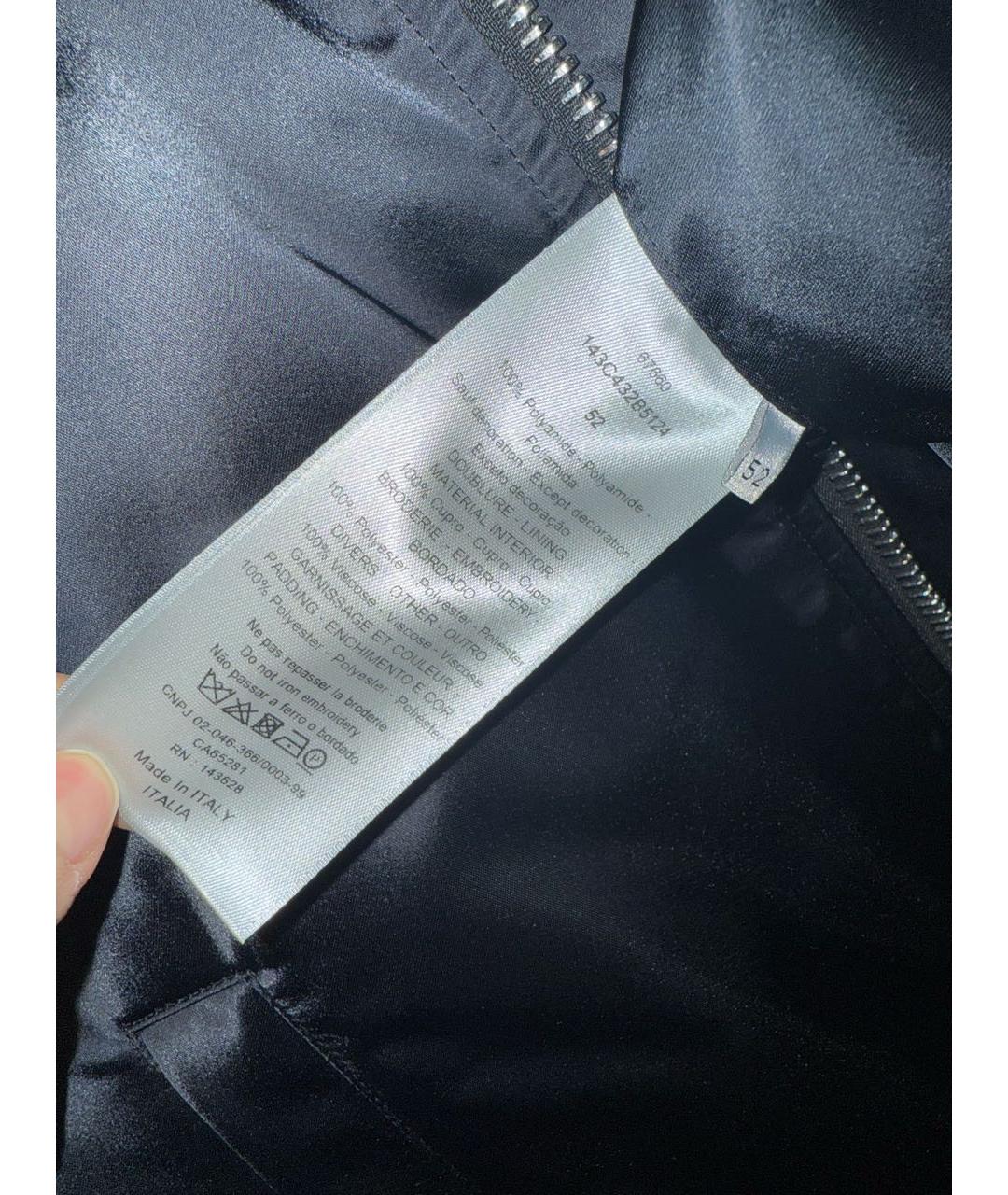 CHRISTIAN DIOR Черная полиамидовая куртка, фото 4