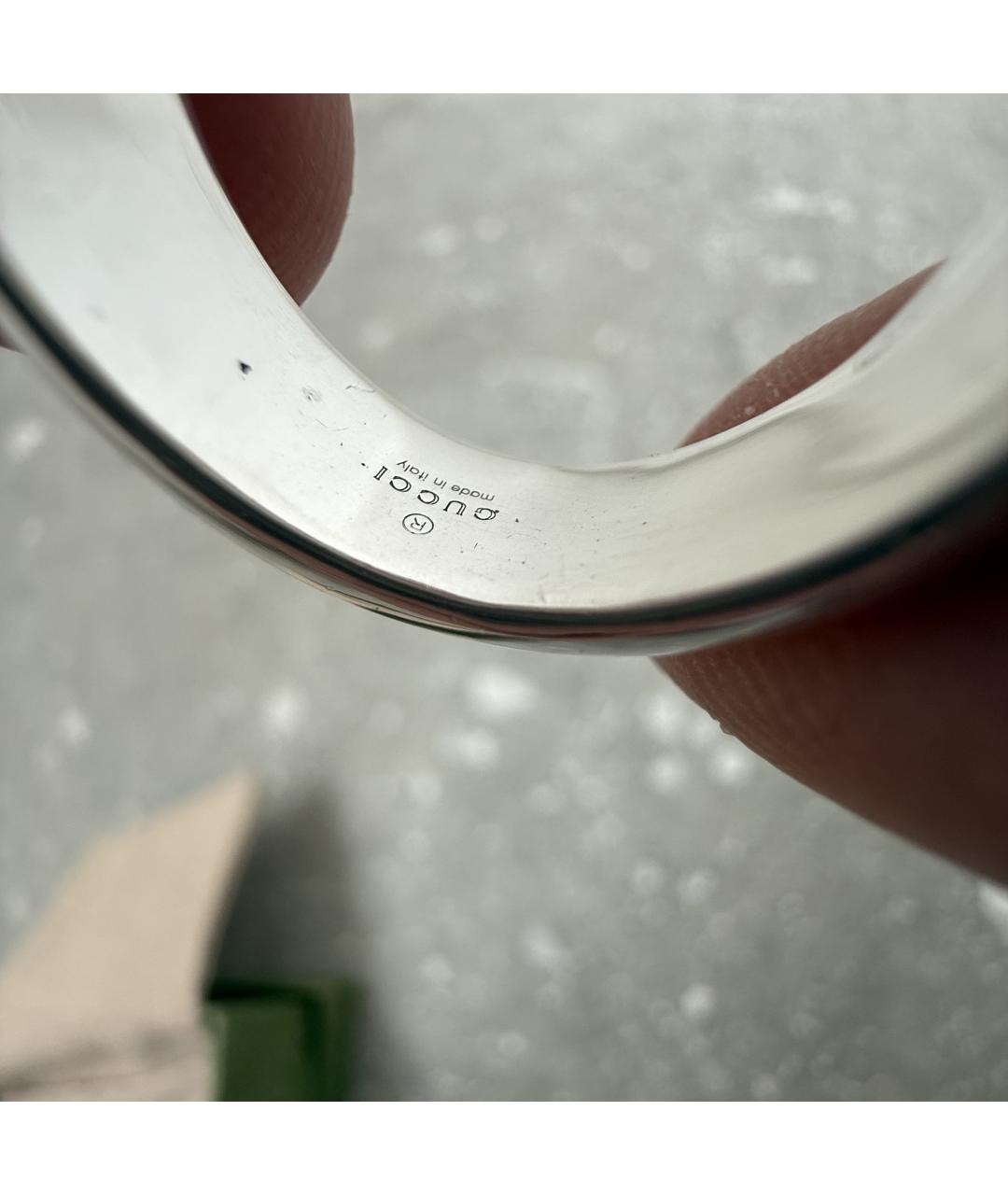 GUCCI Серебряное серебряное кольцо, фото 5