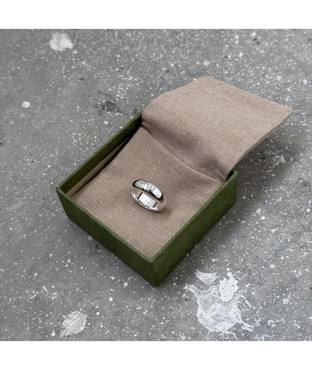 GUCCI Серебряное серебряное кольцо, фото 4