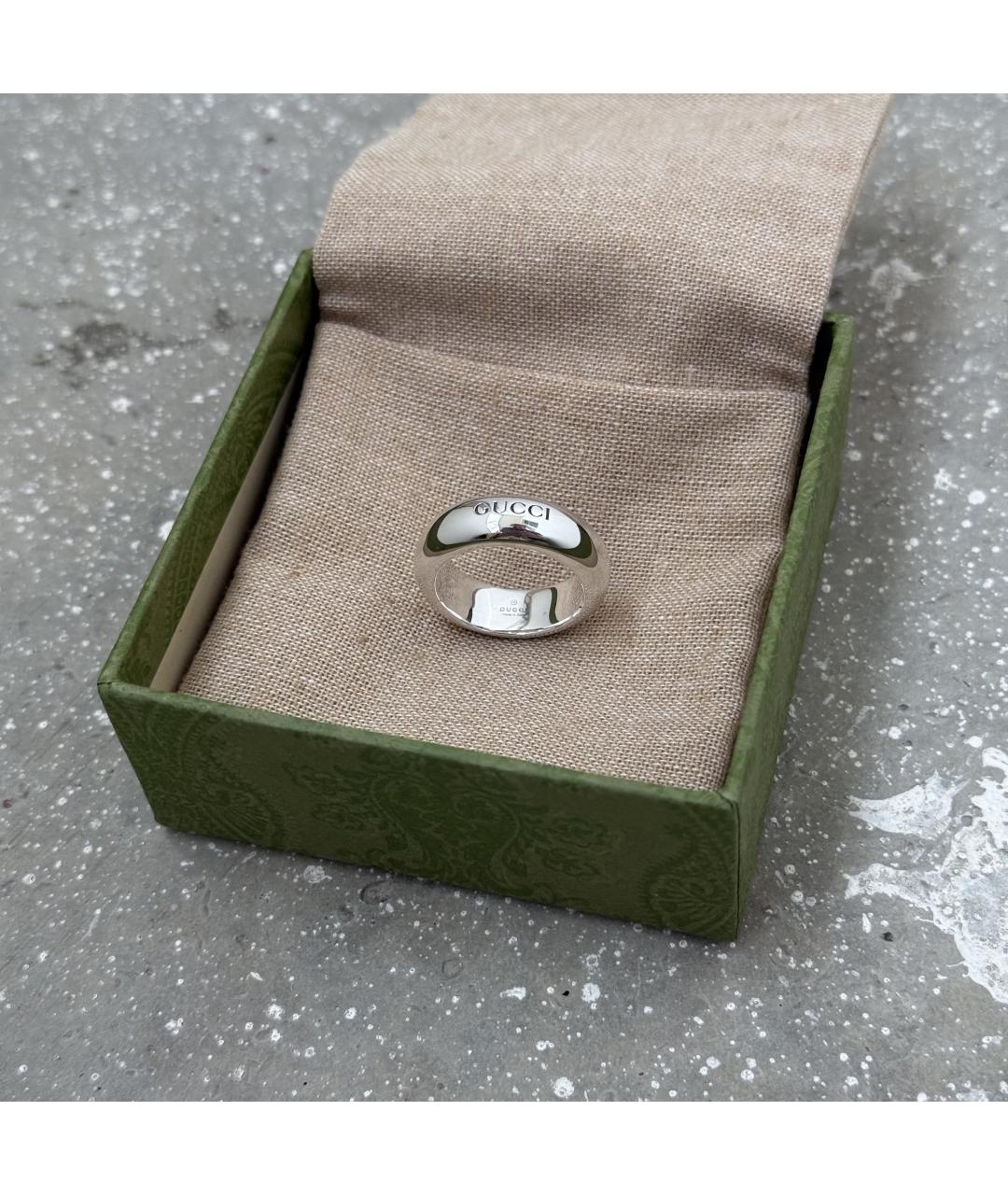 GUCCI Серебряное серебряное кольцо, фото 2