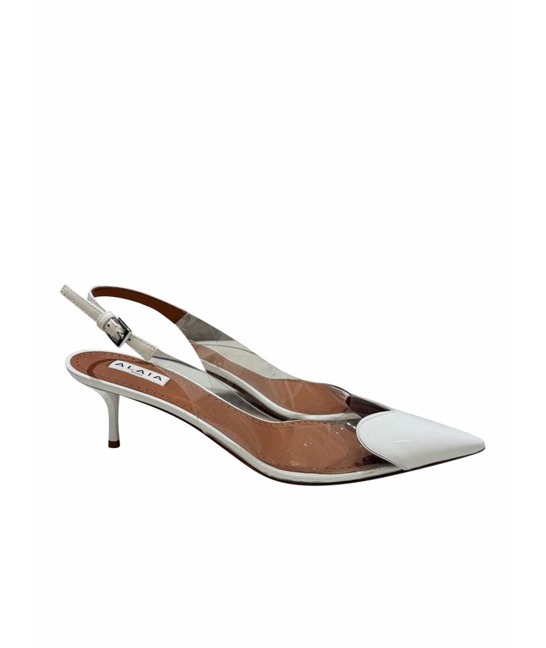 ALAIA Белые кожаные туфли, фото 6