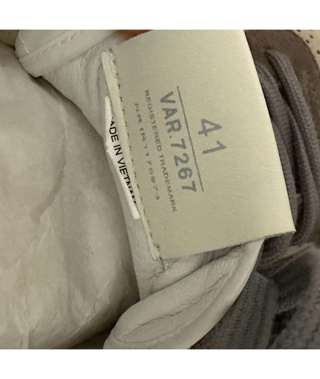 PREMIATA Серые замшевые низкие кроссовки / кеды, фото 4