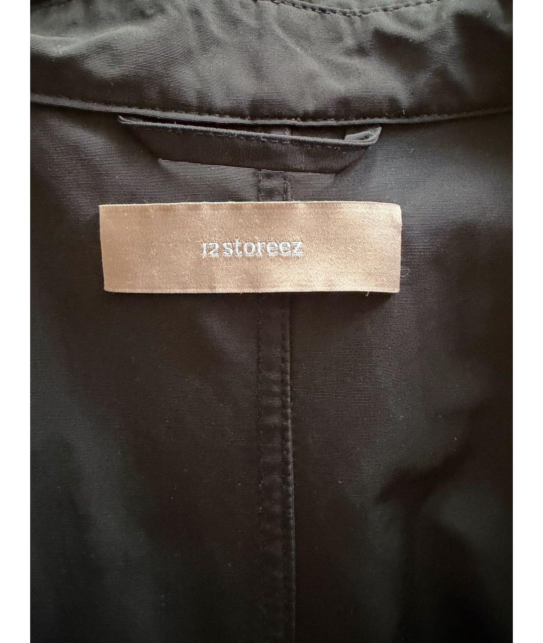 12 STOREEZ Черный тренч/плащ, фото 3