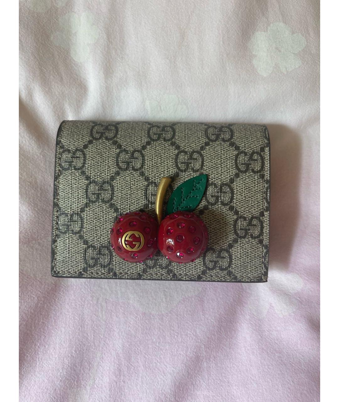 GUCCI Бежевый кошелек, фото 9