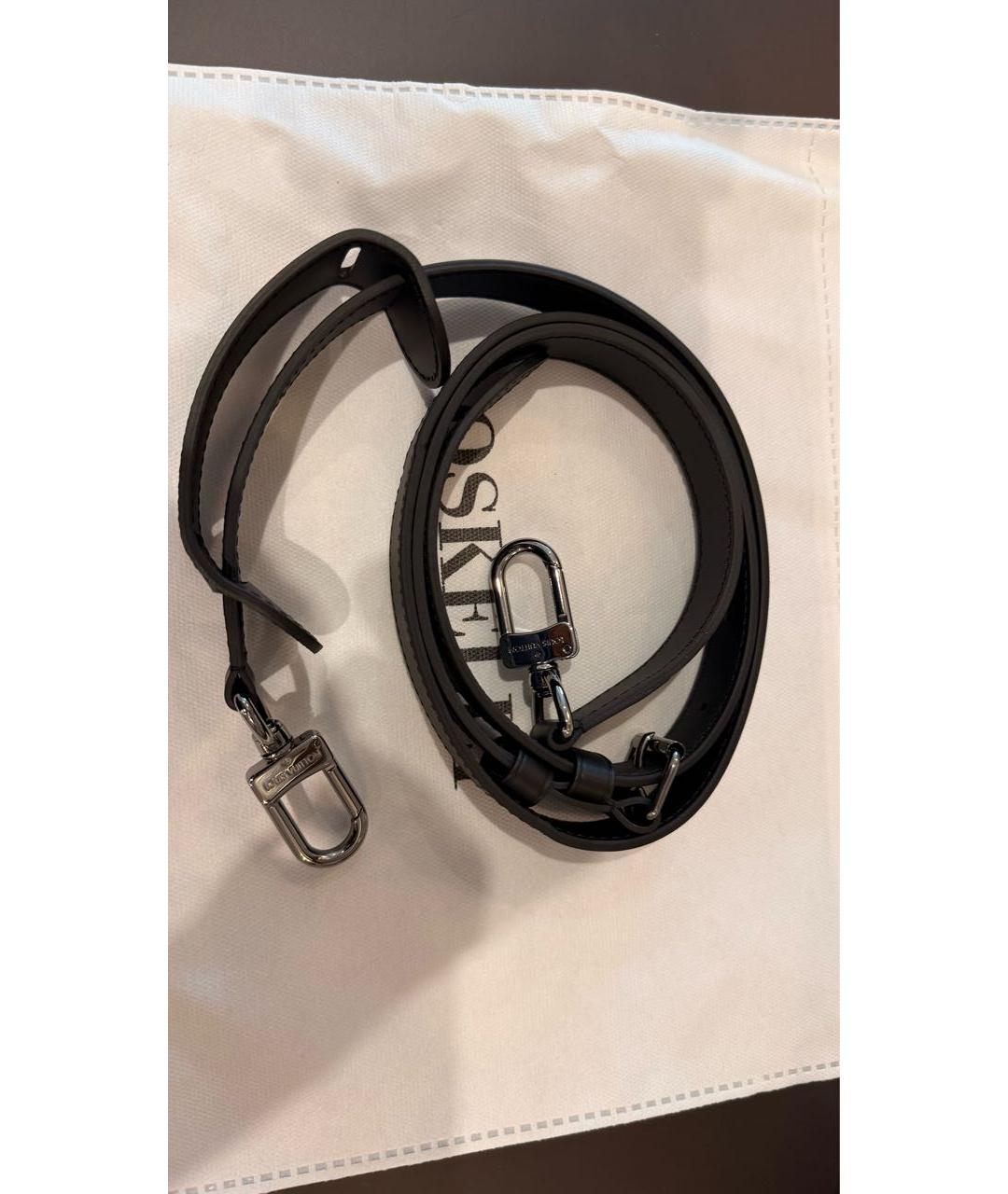 LOUIS VUITTON Черный кожаный ремень, фото 8