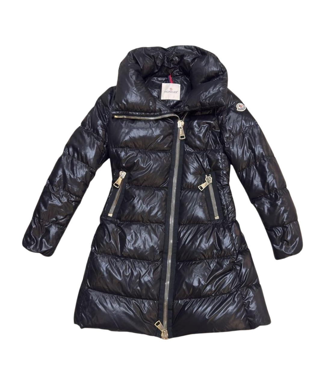 MONCLER Черный пуховик, фото 1