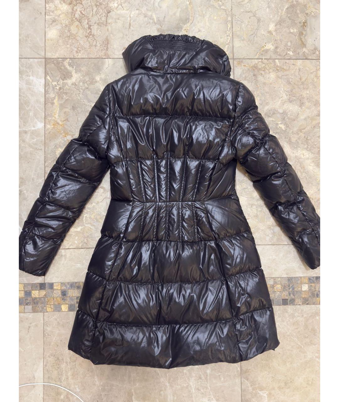 MONCLER Черный пуховик, фото 2