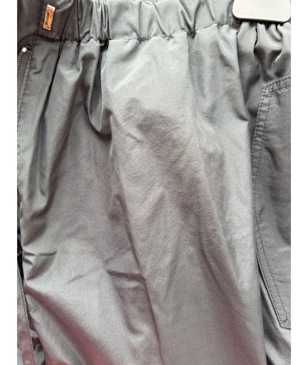 12 STOREEZ Черные полиэстеровые брюки широкие, фото 4