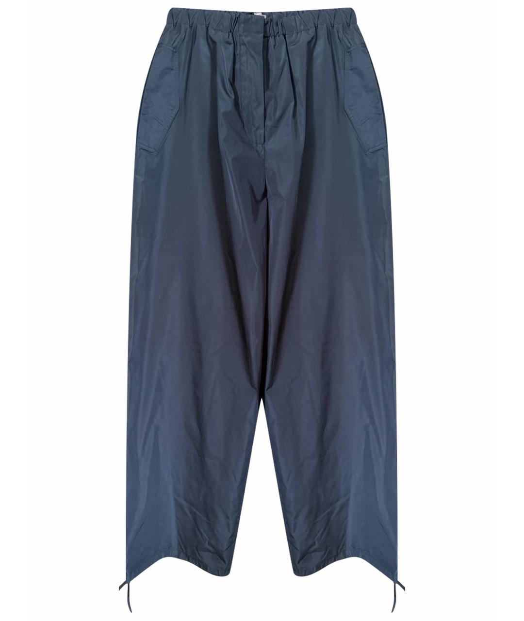 12 STOREEZ Черные полиэстеровые брюки широкие, фото 1