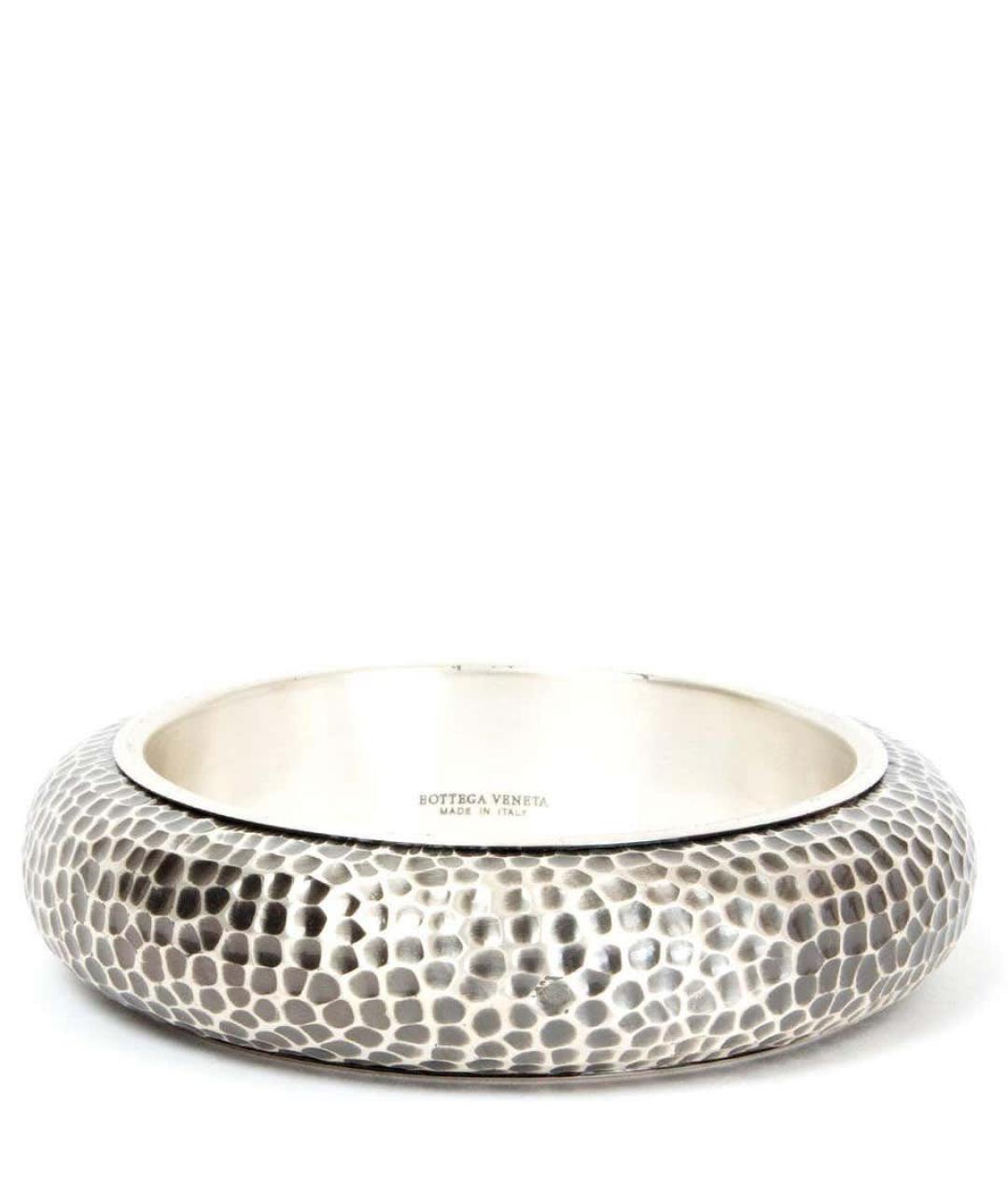 BOTTEGA VENETA Серебрянный серебряный браслет, фото 1