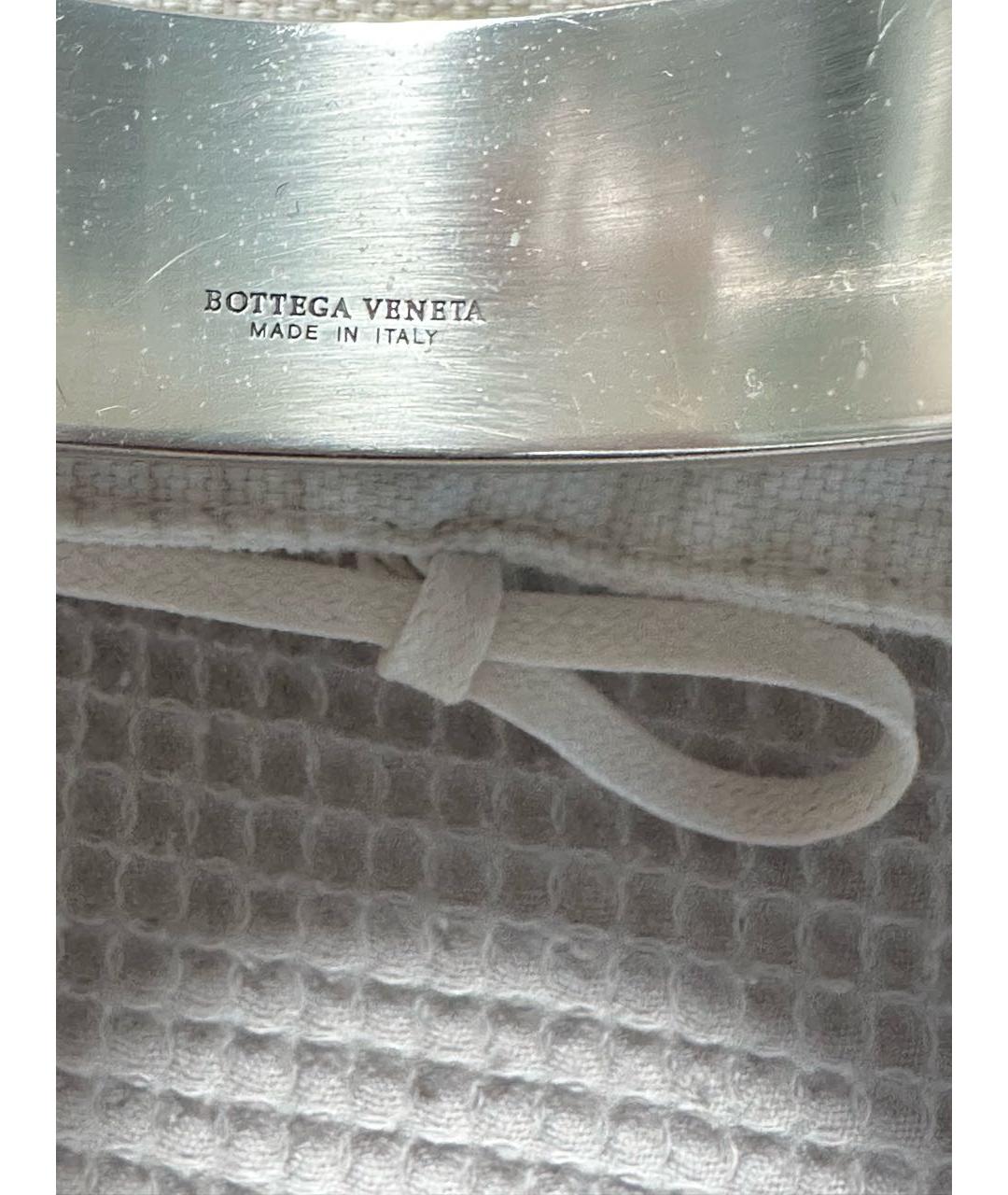 BOTTEGA VENETA Серебрянный серебряный браслет, фото 5