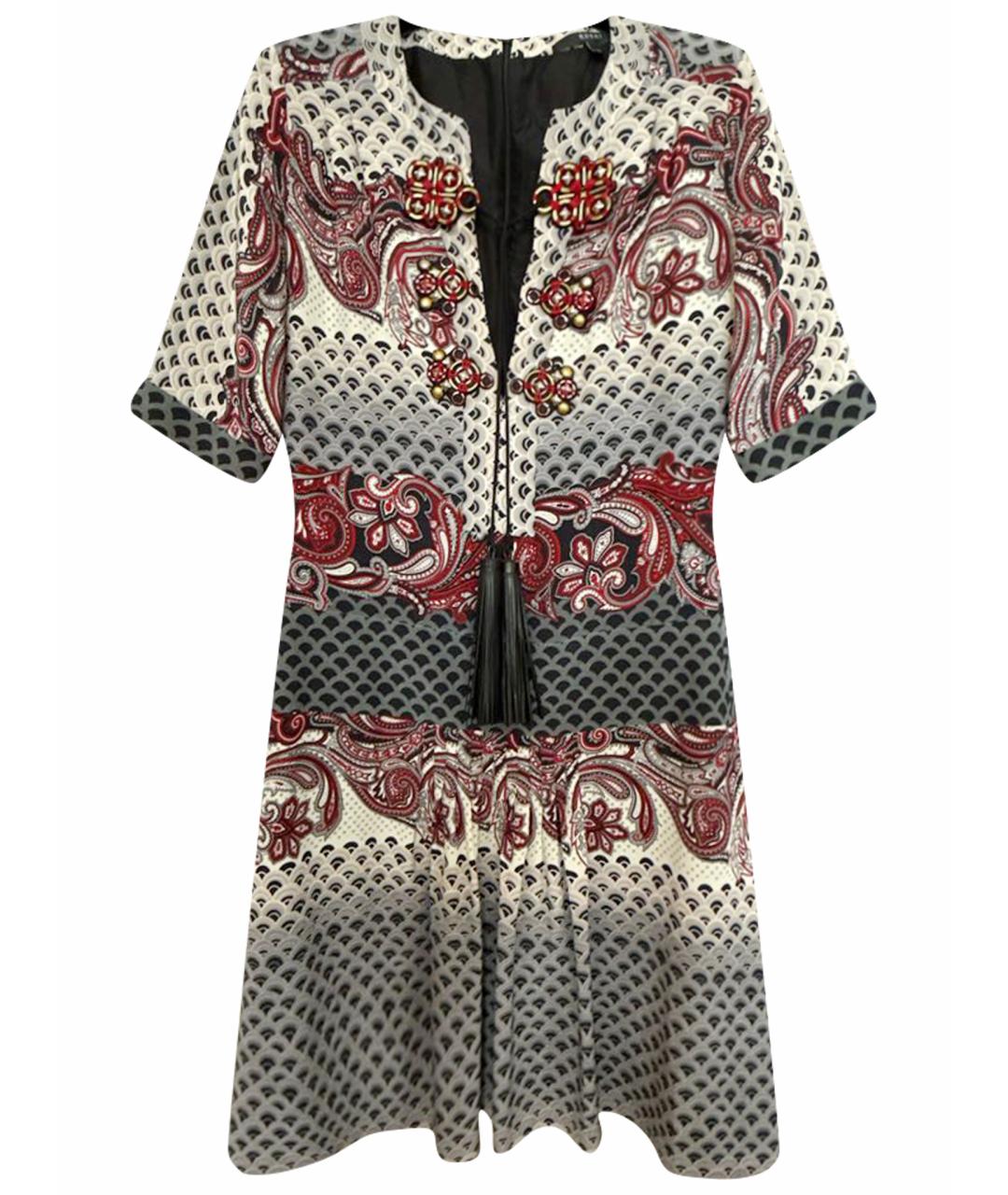 GUCCI Мульти шелковое коктейльное платье, фото 1