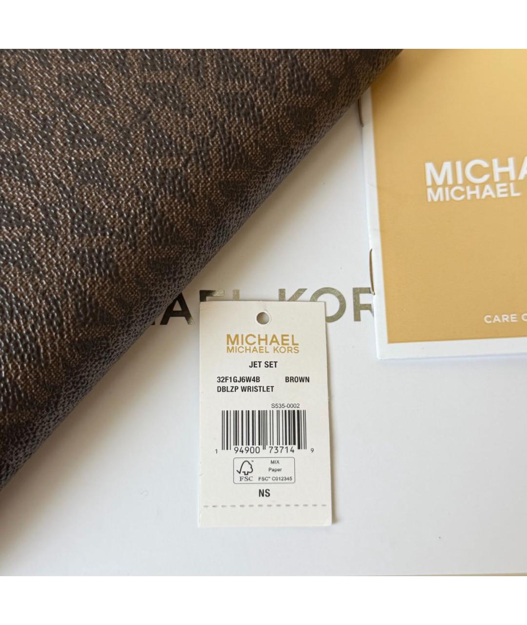 MICHAEL KORS Коричневый кошелек, фото 8