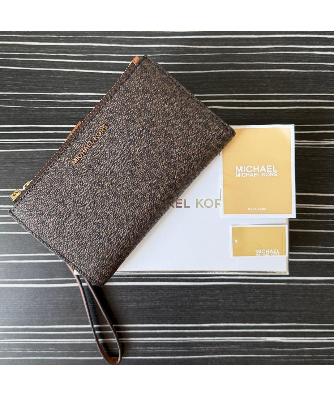 MICHAEL KORS Коричневый кошелек, фото 7