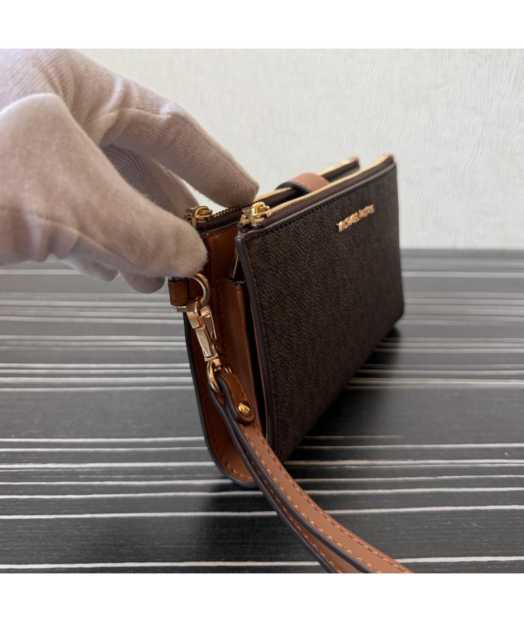 MICHAEL KORS Коричневый кошелек, фото 2