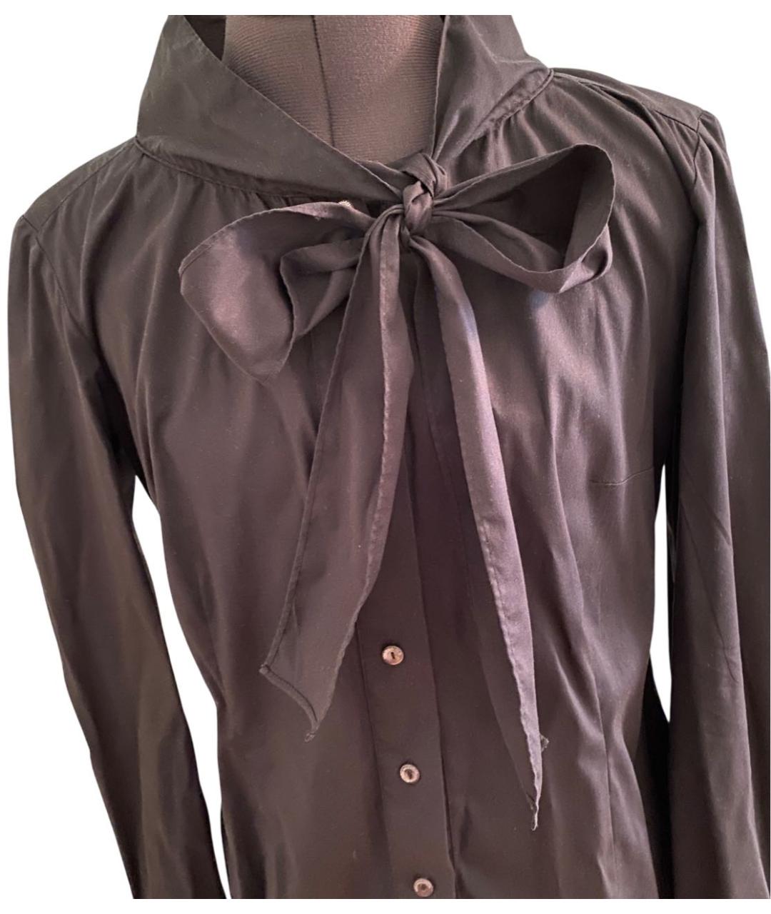 RED VALENTINO Черная блузы, фото 2