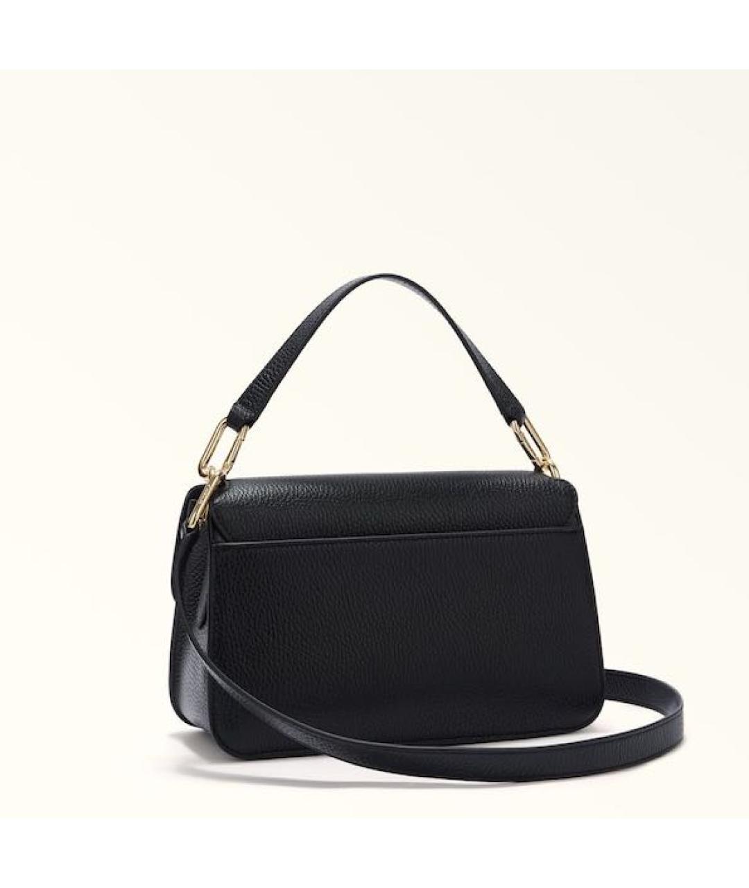 FURLA Черная кожаная сумка через плечо, фото 2
