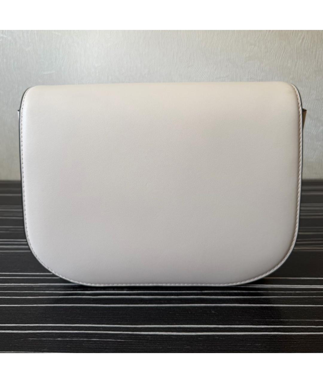 FURLA Бежевая кожаная сумка через плечо, фото 3